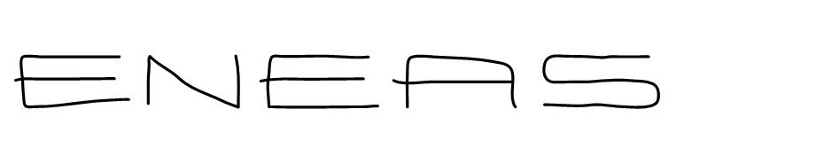 Eneas Expanded Font  font